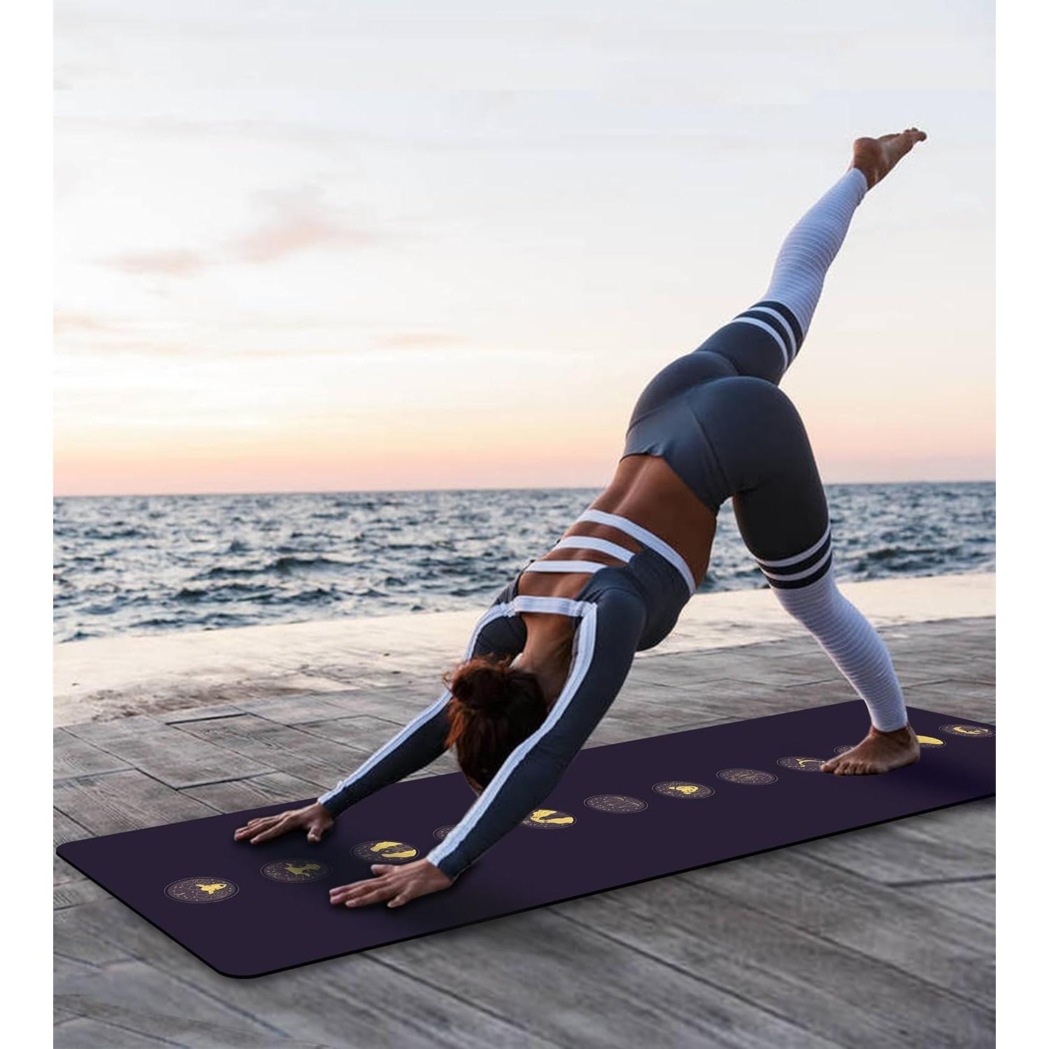 Alfombrilla de Yoga Antideslizante Knsbk 183x61cm 6mm