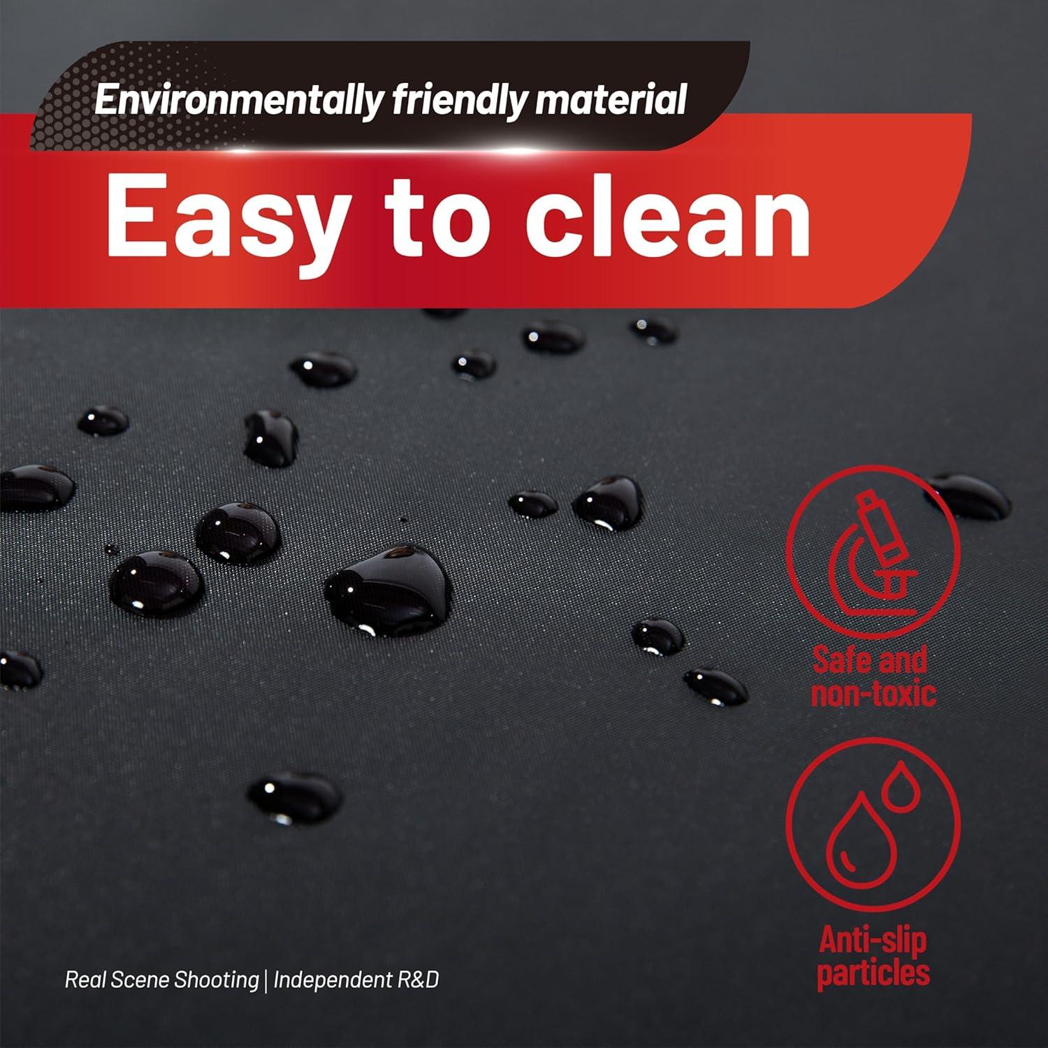 Rollo de Mantel Desechable Airbin 310 Pies Negro PEVA Impermeable