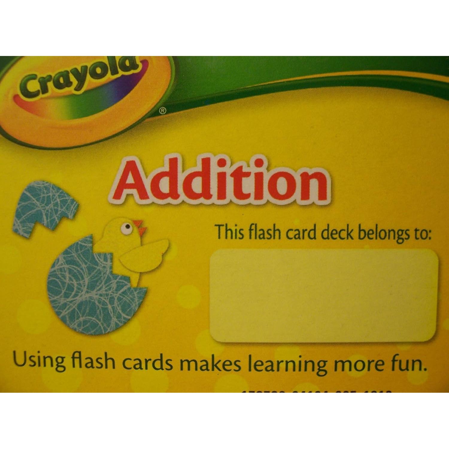 Tarjetas Educativas Crayola Suma - 36 Tarjetas a Color