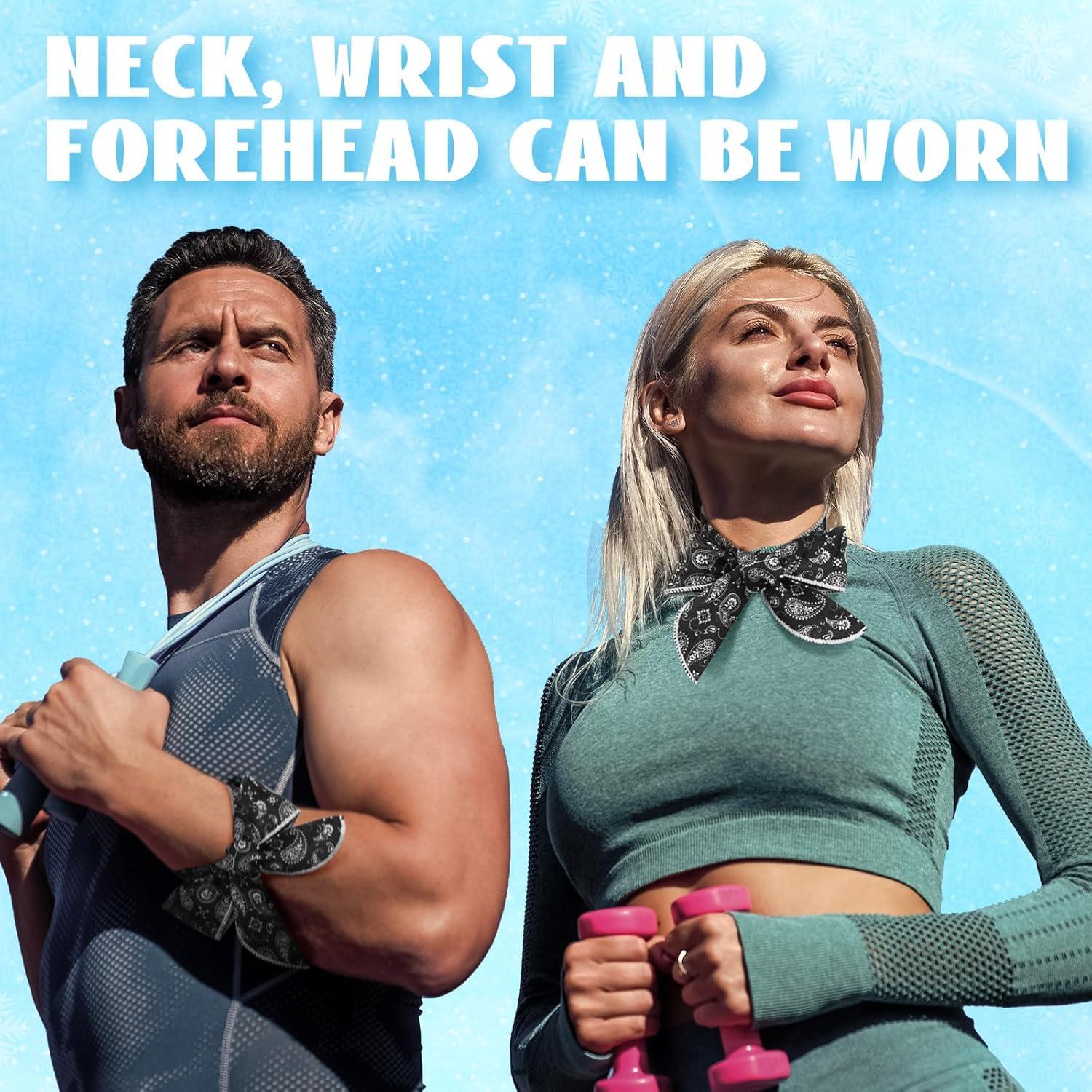 Bufandas Refrigerantes de Cuello Coume 6 Piezas Verano