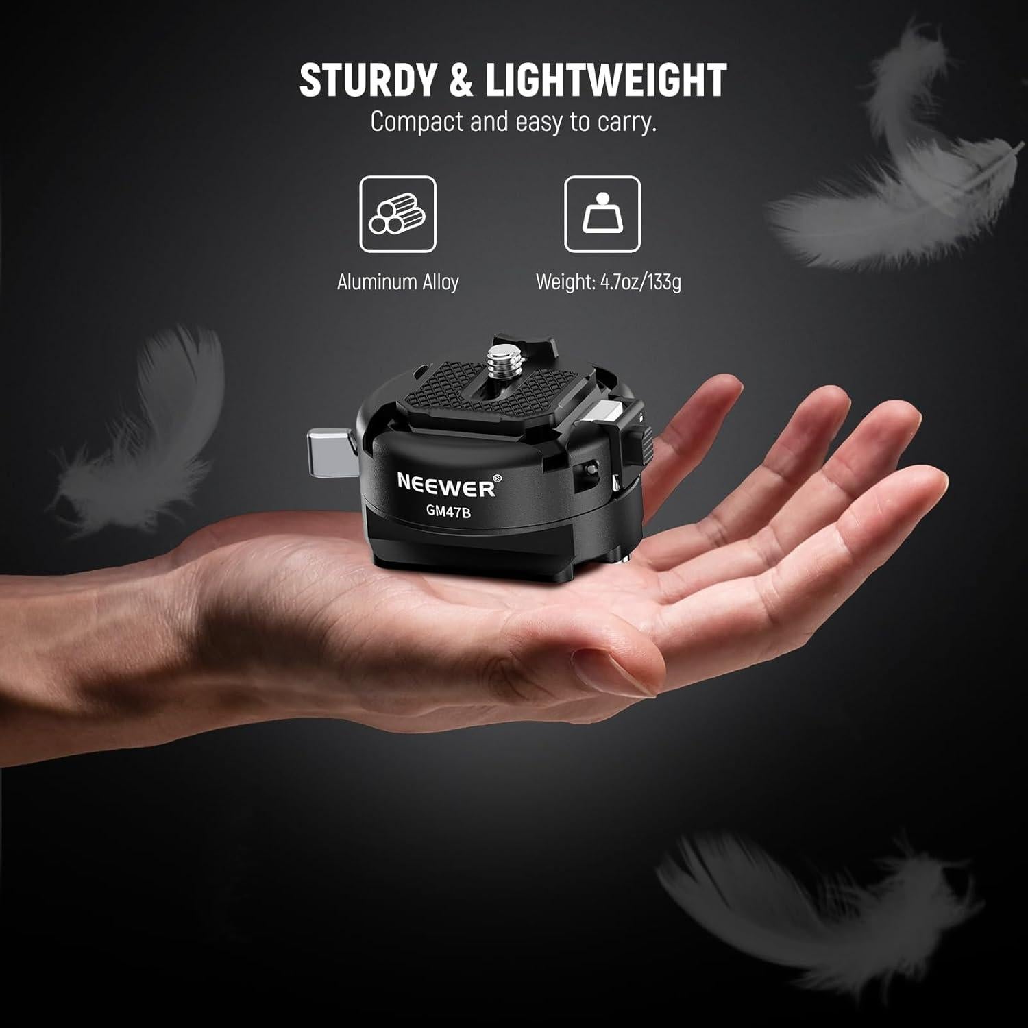 Kit de Placa de Liberación Rápida NEEWER GM47B Arca Swiss