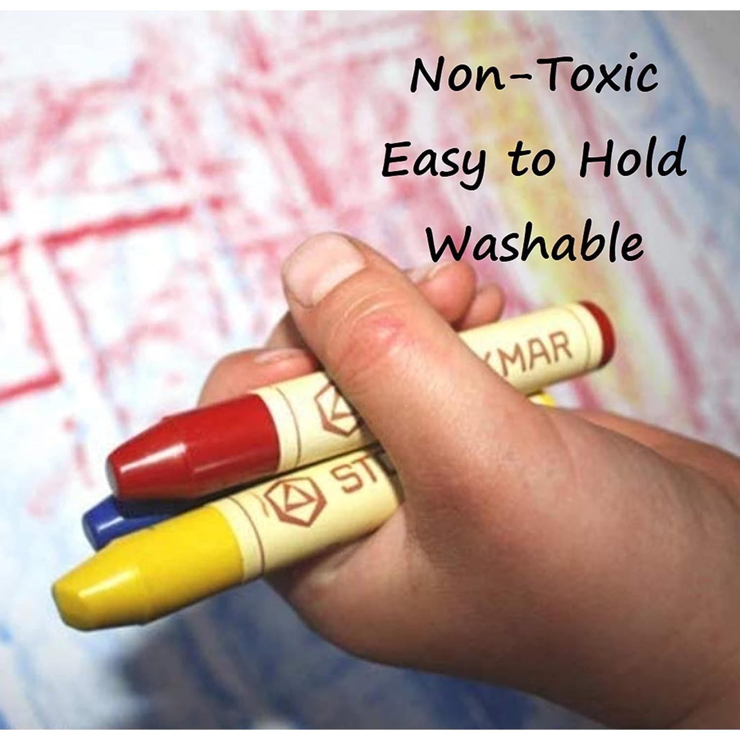 Crayones de Cera STOCKMAR - 12 Colores en Caja de Cartón