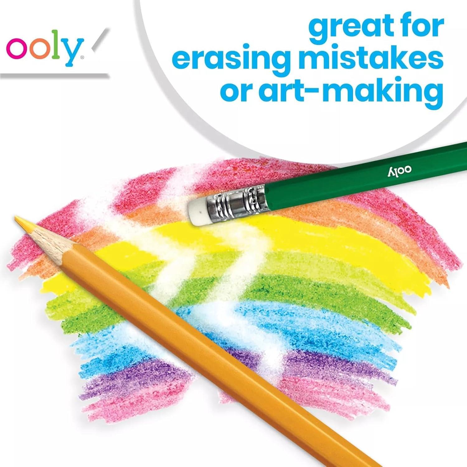 Lápices de Colores Borrables Ooly 12 Colores para Niños
