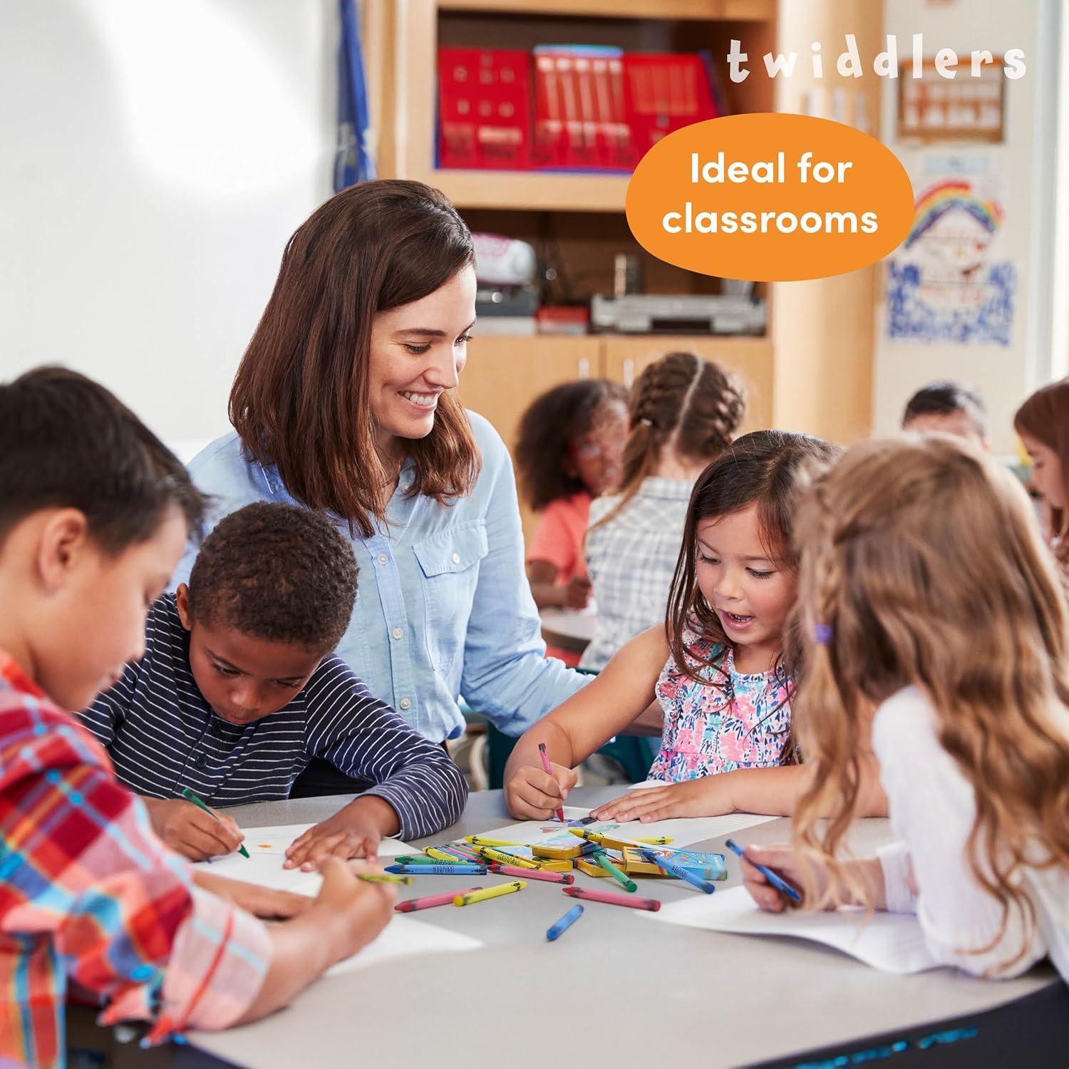 Crayones Mini THE TWIDDLERS 144 Paquetes para Niños