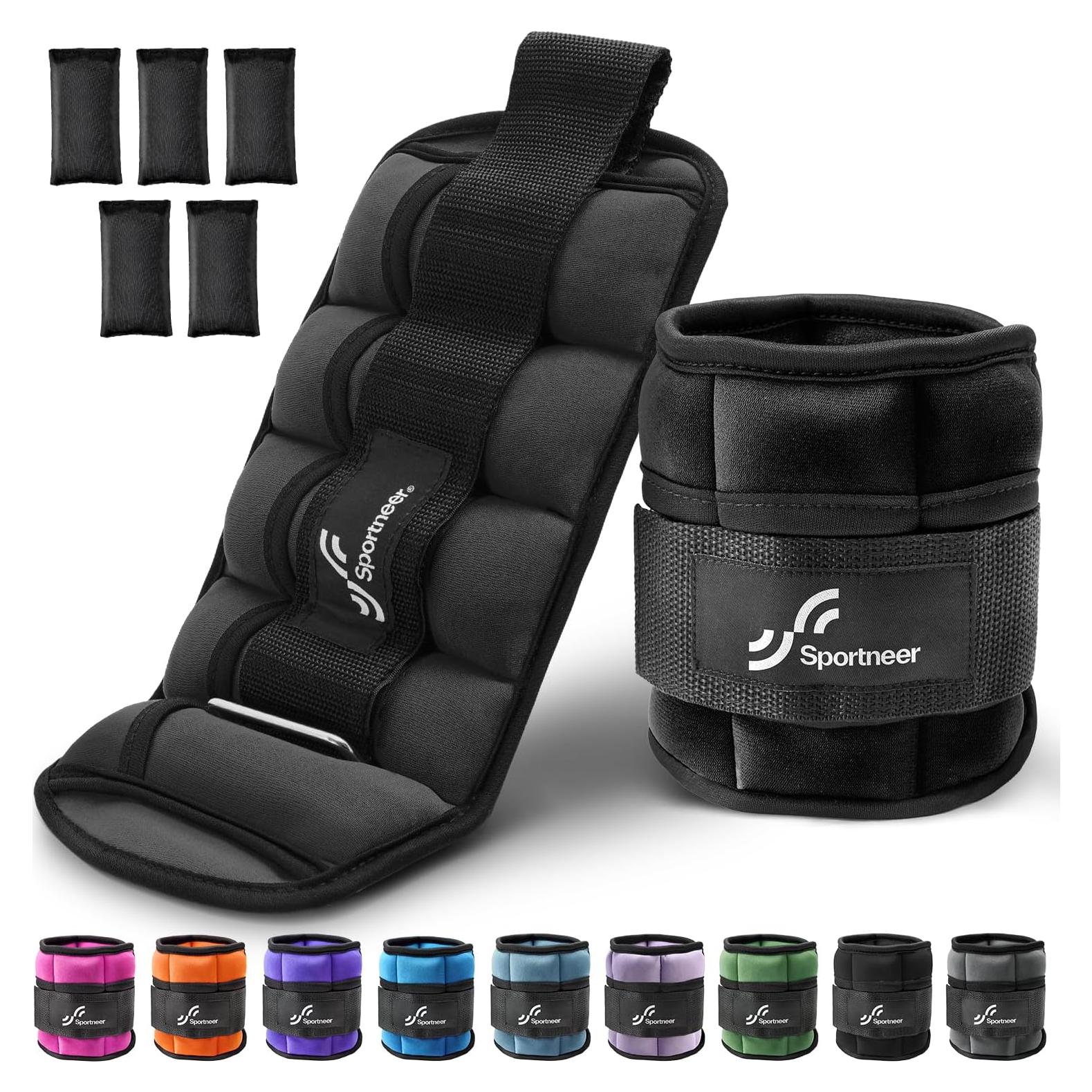 Pesas de Tobillo Ajustables Sportneer 3.2 kg para Ejercicio