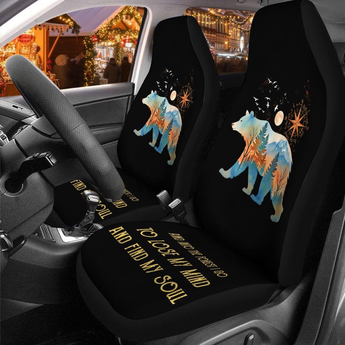 Cubiertas de Asiento de Coche GENANY Oso Navidad Universal