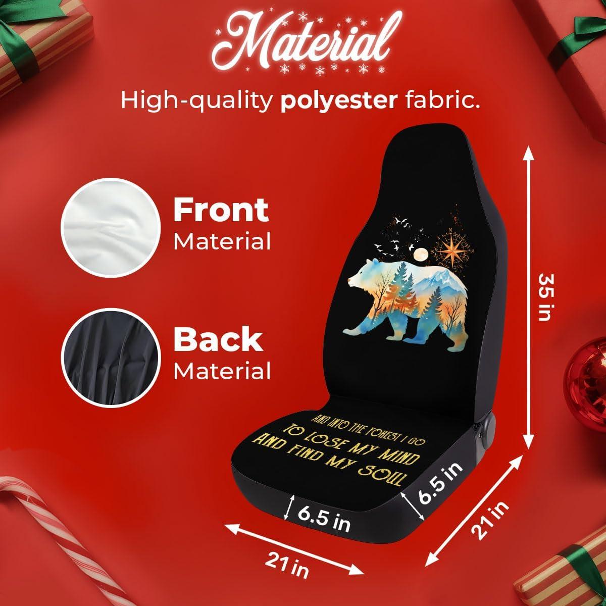 Cubiertas de Asiento de Coche GENANY Oso Navidad Universal