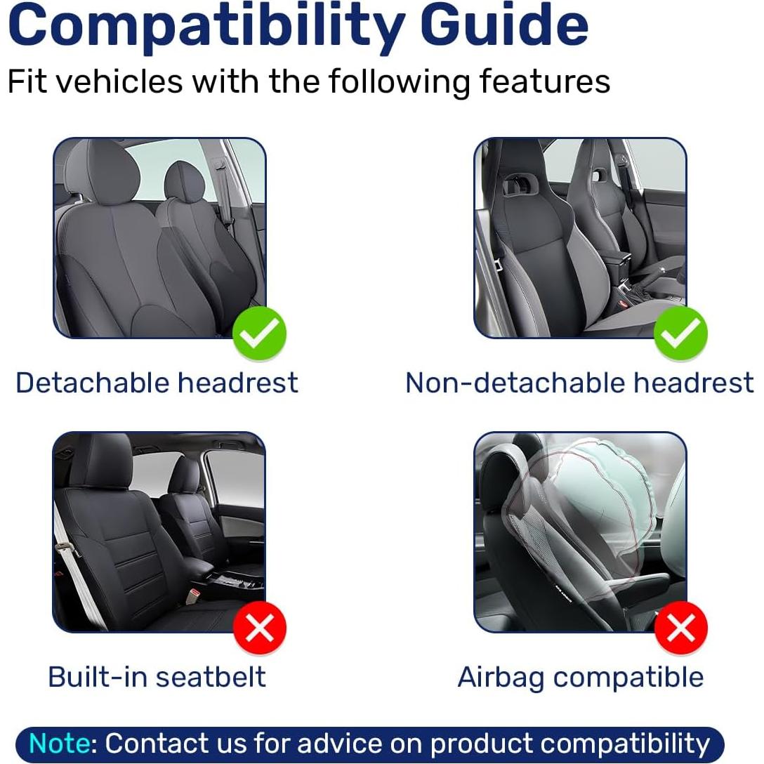 Cubiertas de Asiento Delantero GENANY para Auto SUV Caricatura