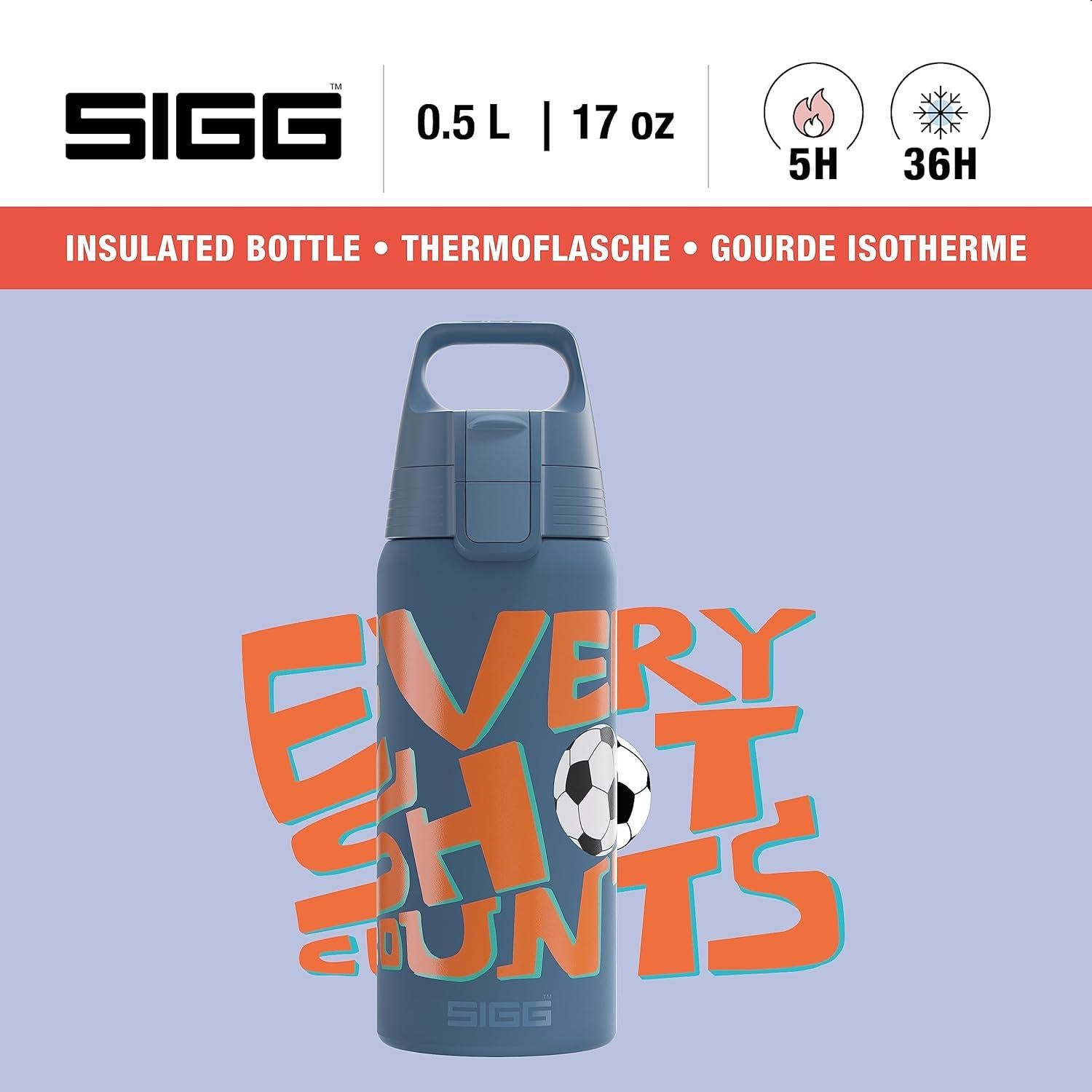 Botella Aislada SIGG Shield One 500ml Acero Inoxidable Niños