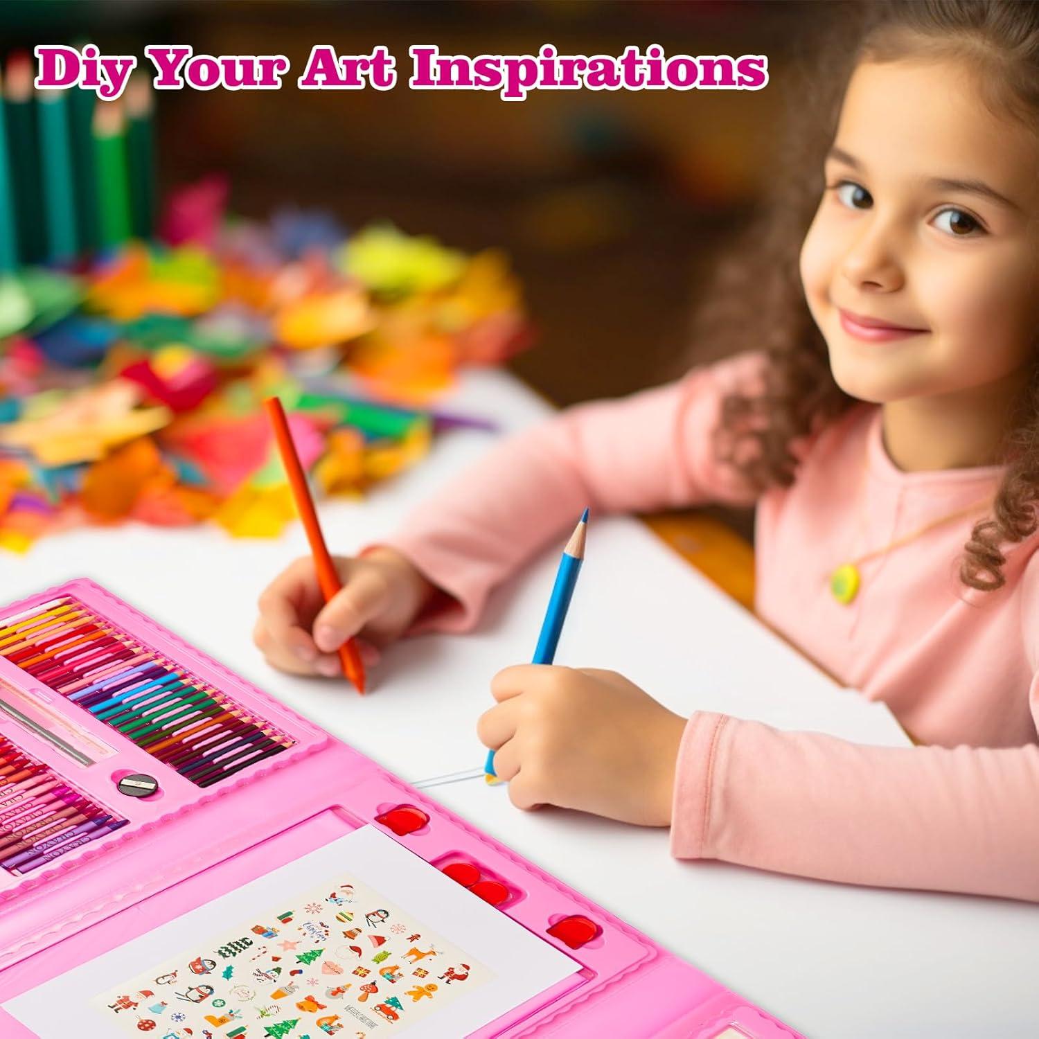 Set de Arte KINSPORY 290 Piezas para Niños Creativos