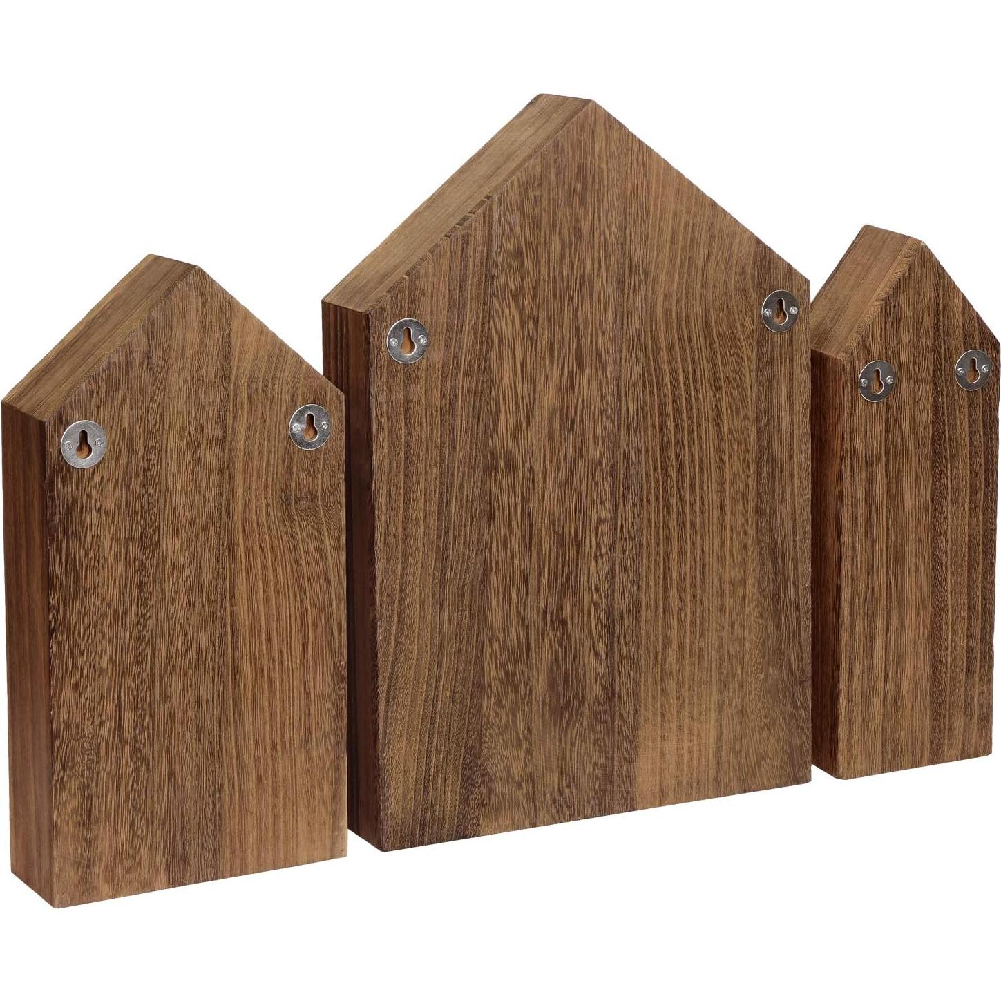 Estante Organizador de Madera Ikee Design - Juego de 3, Marrón