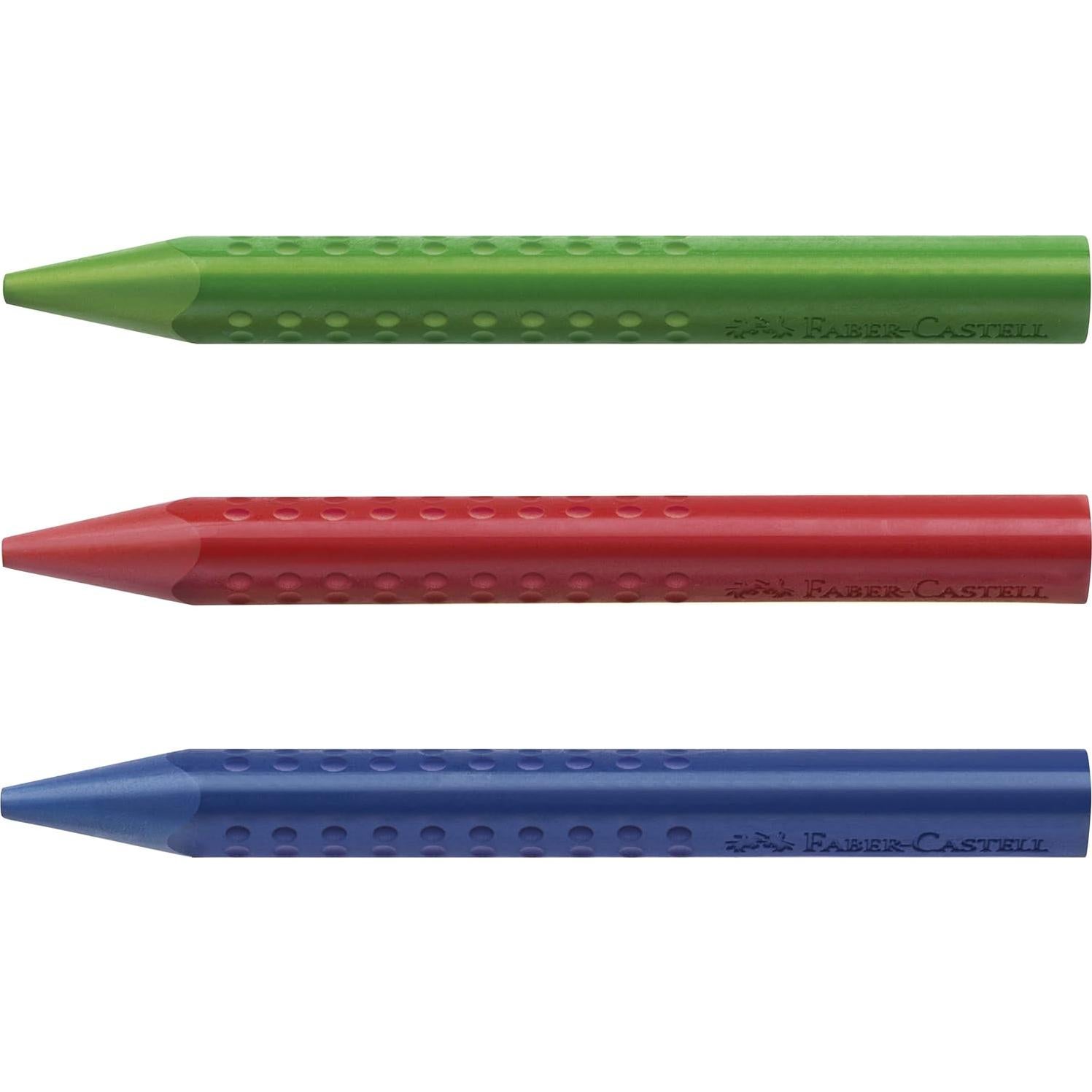 Crayones Jumbo Faber-Castell 12 Unidades Ergonomicos