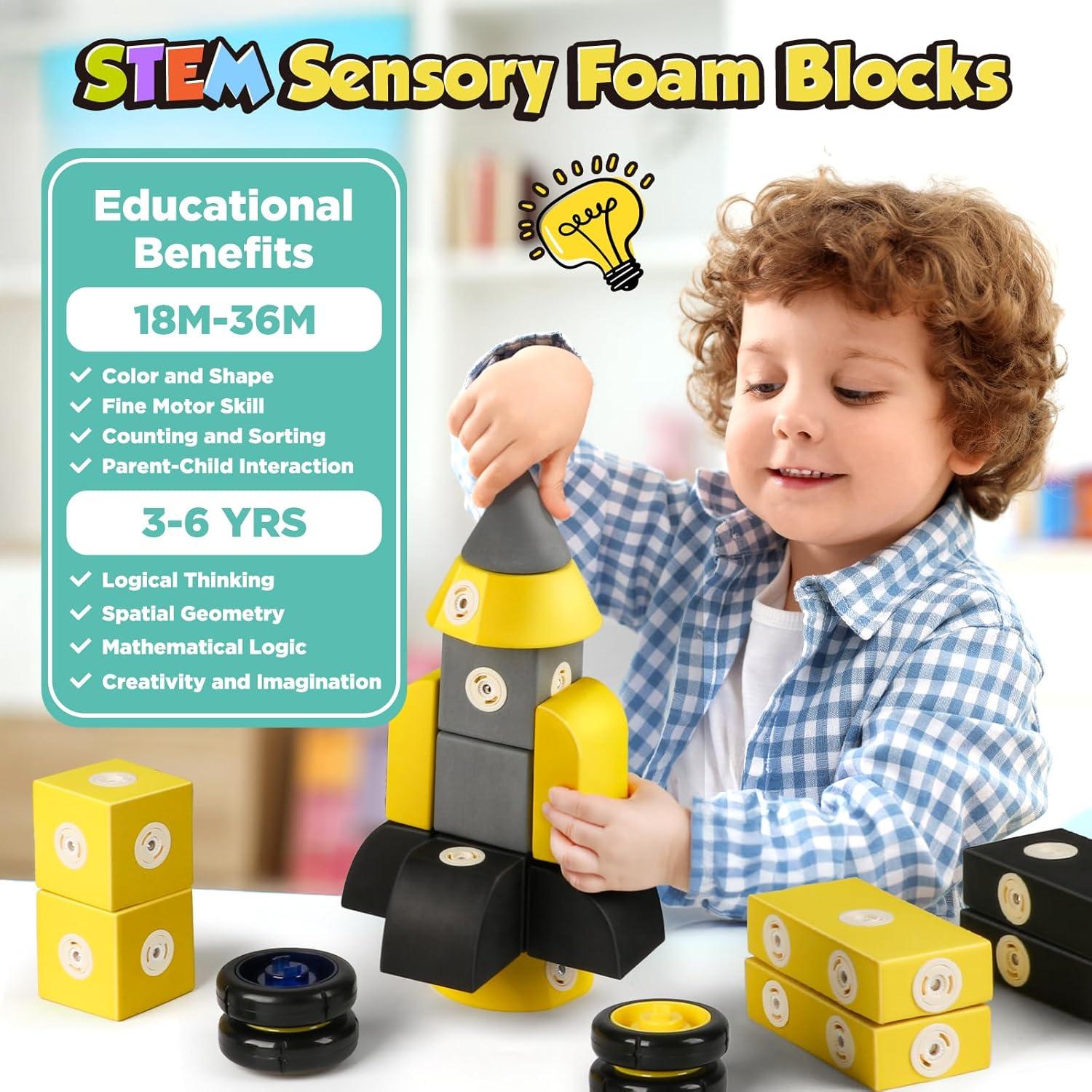 Bloques Magnéticos de Construcción Joyfresh 30 Piezas EVA