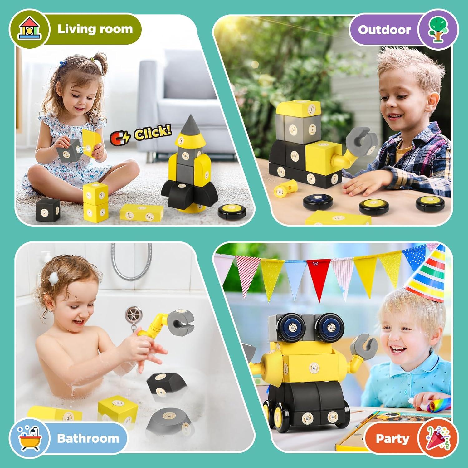 Bloques Magnéticos de Construcción Joyfresh 30 Piezas EVA