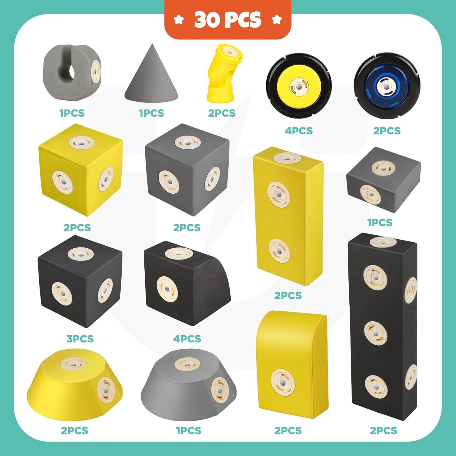 Bloques Magnéticos de Construcción Joyfresh 30 Piezas EVA