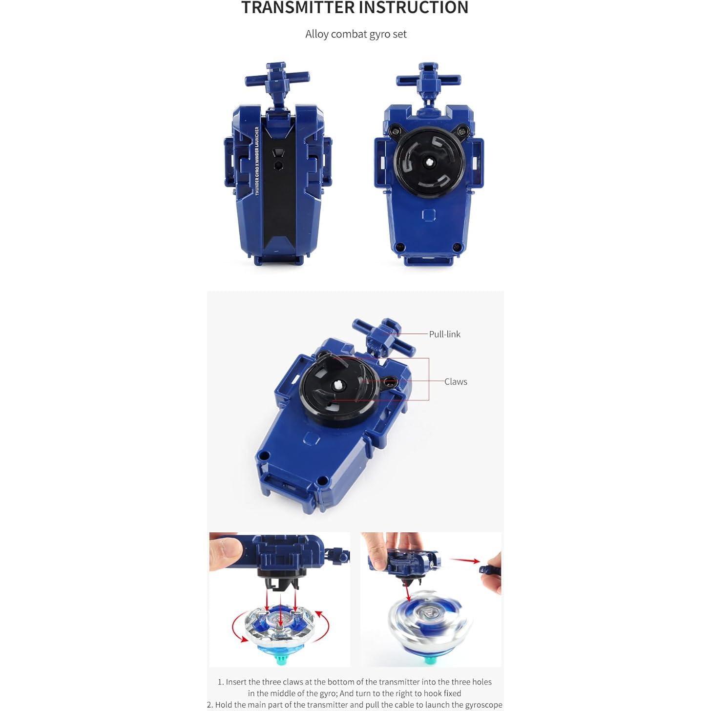 Conjunto de Juguetes de Combate Hintbtoy con 2 Trompos Giratorios