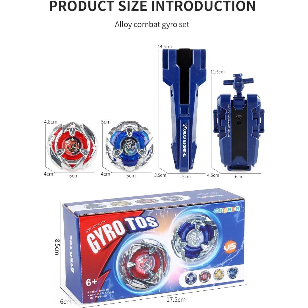 Conjunto de Juguetes de Combate Hintbtoy con 2 Trompos Giratorios