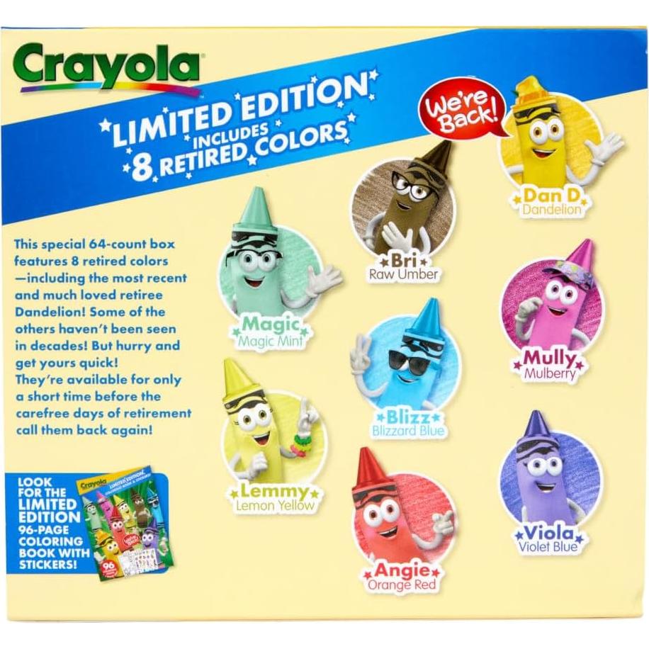 Set de Crayones Crayola 64 Colores Edición Limitada