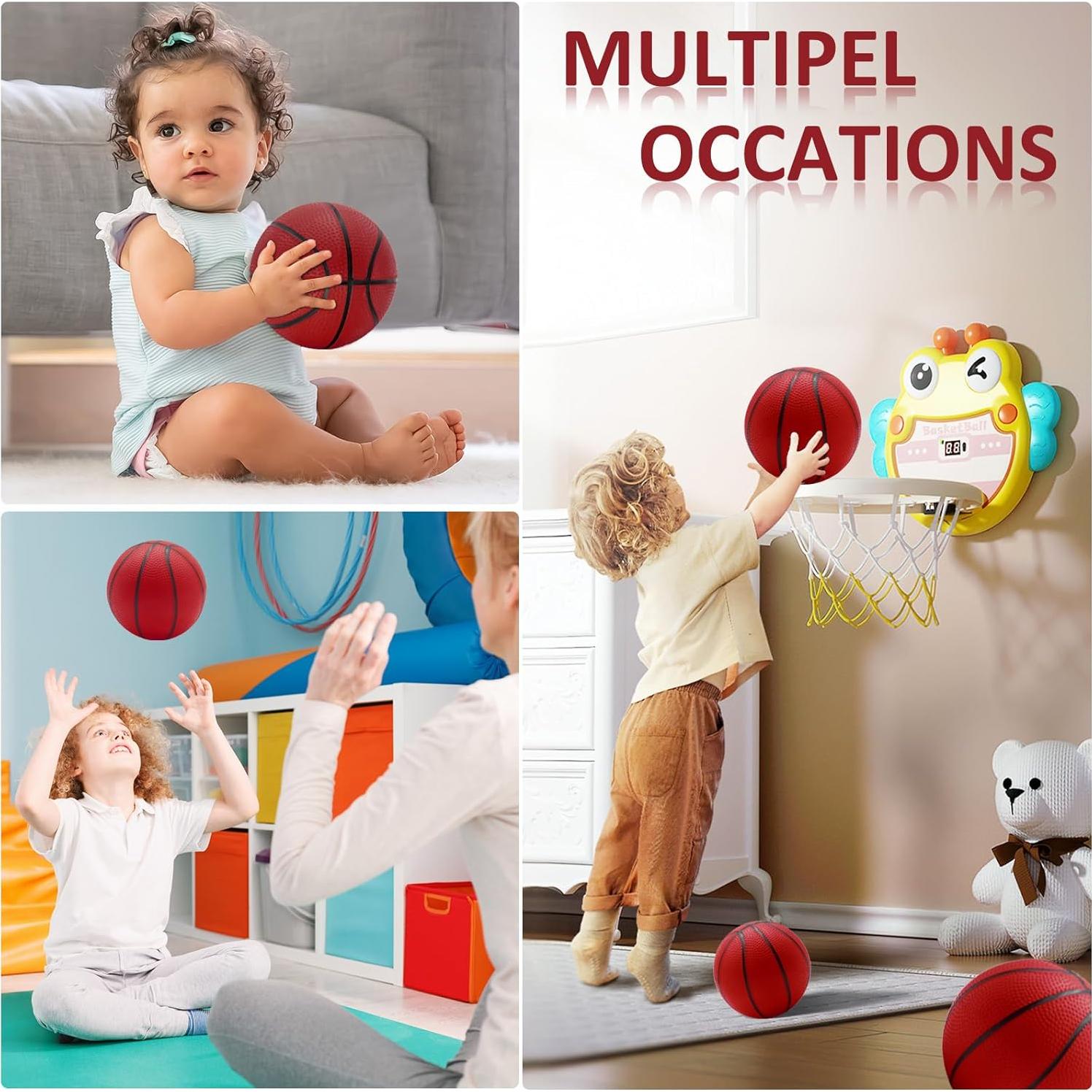 Set de 40 Balones de Baloncesto Mini 15.24 cm Oleitodh