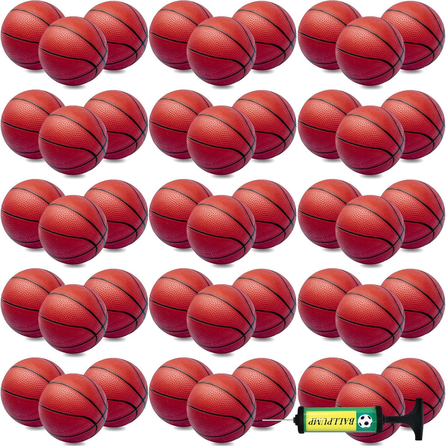 Set de 40 Balones de Baloncesto Mini 15.24 cm Oleitodh