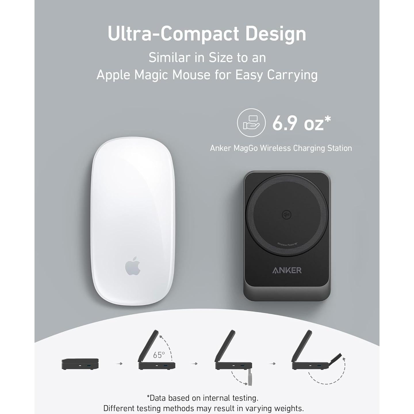 Estación de Carga Anker MagGo 3-en-1 para iPhone 16