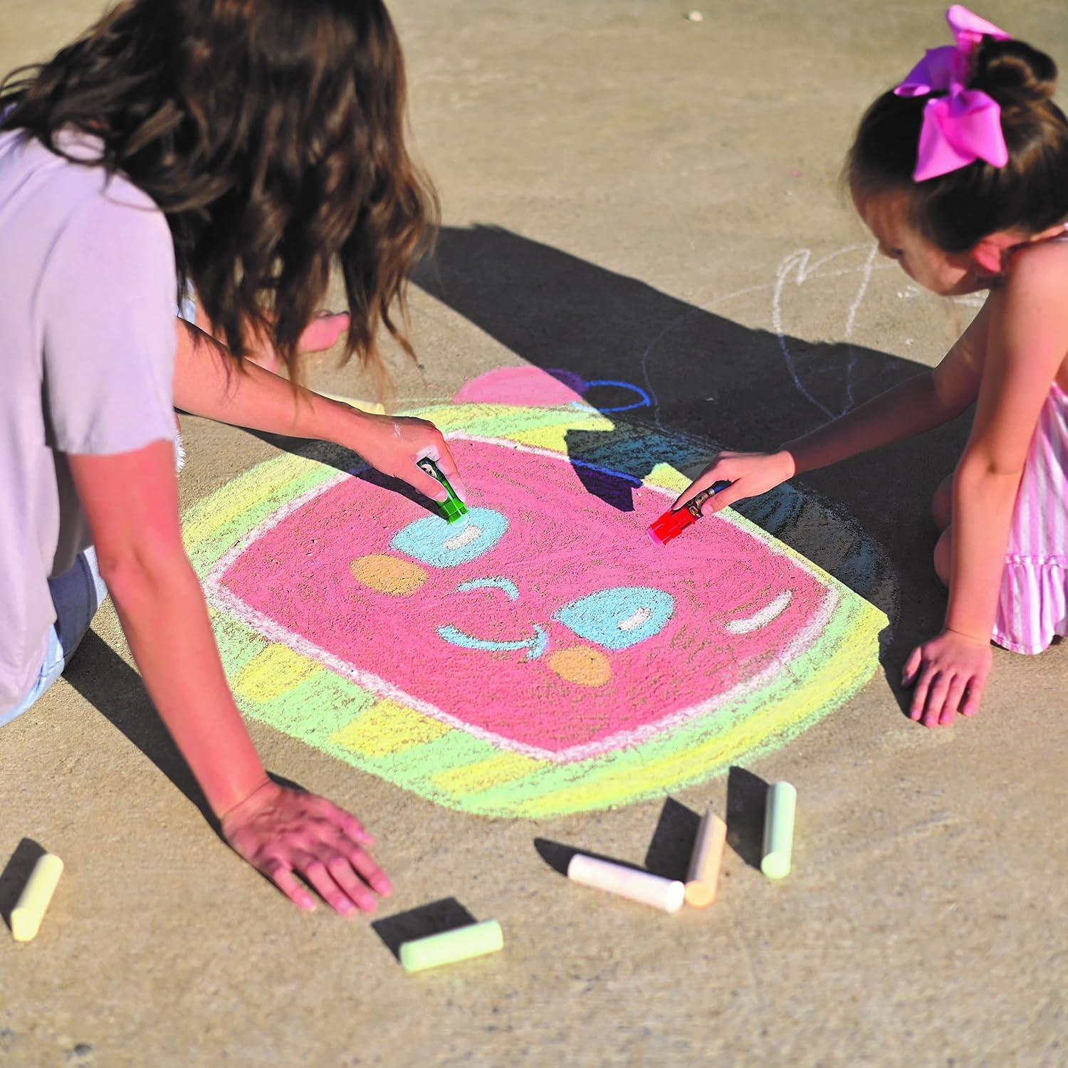 Sunny Days Entertainment CoComelon Jumbo Chalk Holders | 5 Chalk Holders for Kids | Toddler Sidewalk Chalk