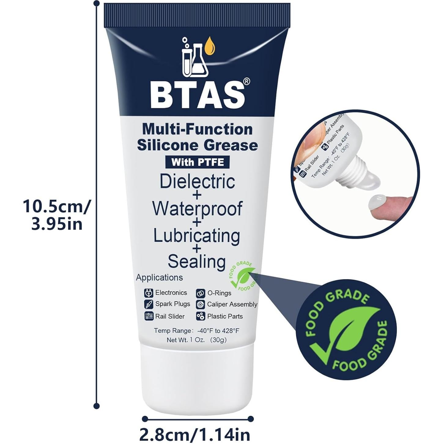Grasa Dielectrica BTAS 28.35 g para Conectores Eléctricos