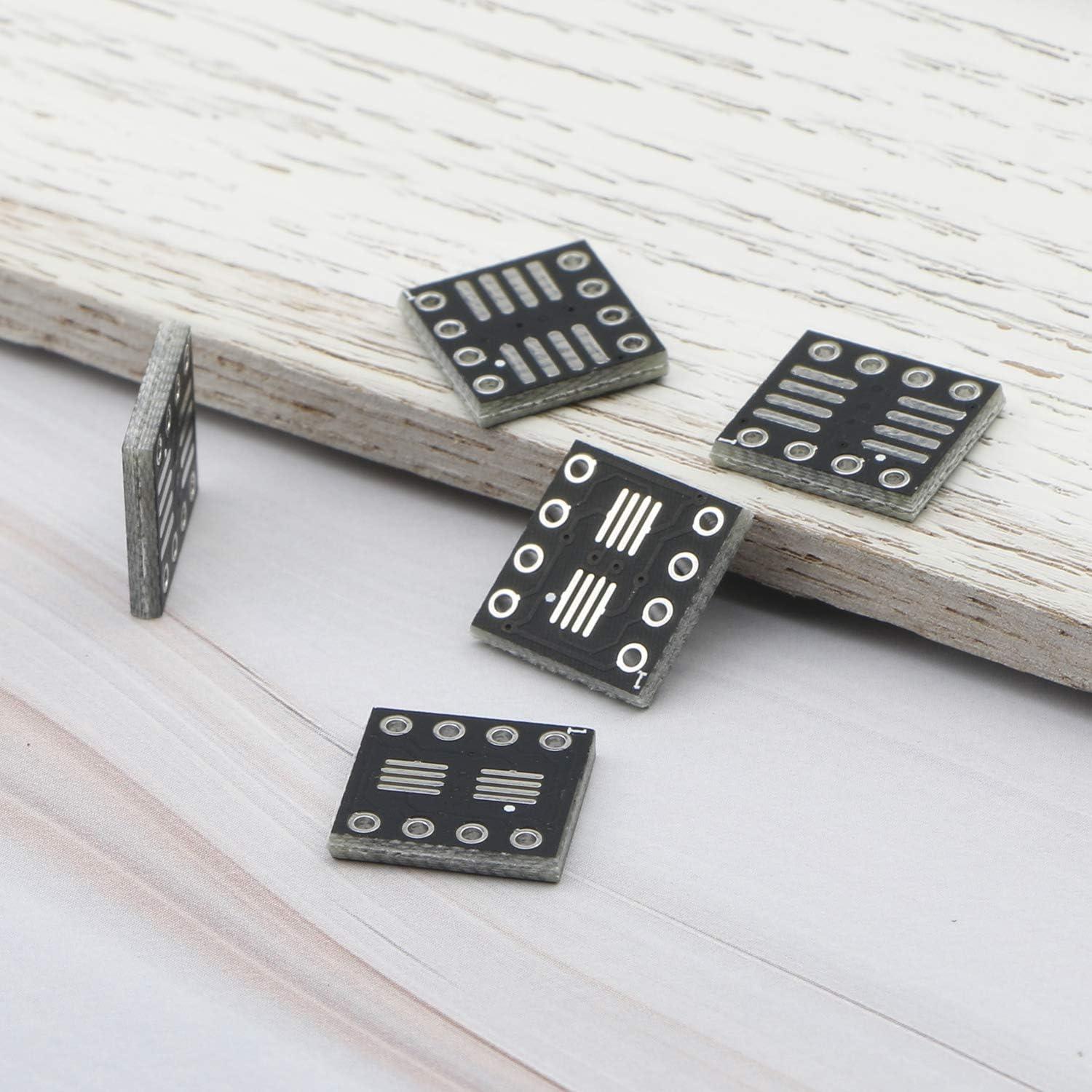 Placa Adaptadora PCB Doble Cara JIUWU 8 Pines para Prototipos