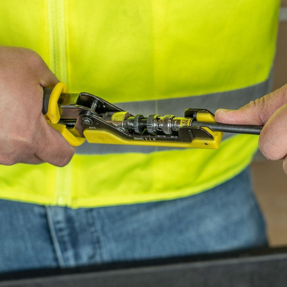 Conector Coaxial BNC Macho Klein Tools VDV813-607, Paquete 10