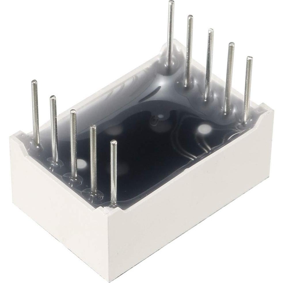 Tubo LED Digital 7 Segmentos uxcell 1 Bit Rojo 4 Pcs