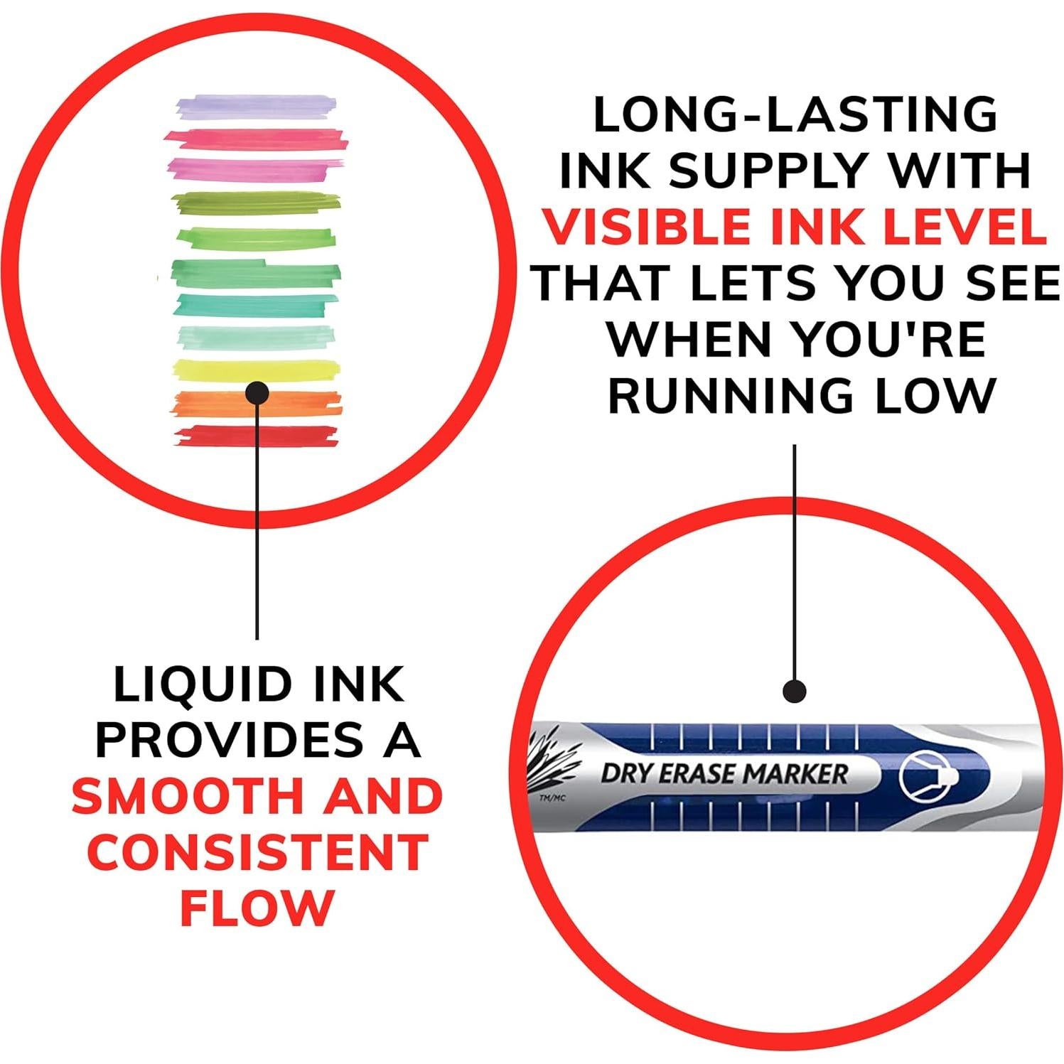 Marcadores de Pizarra BIC GELITP41-AST Punta Chisel 4 Colores