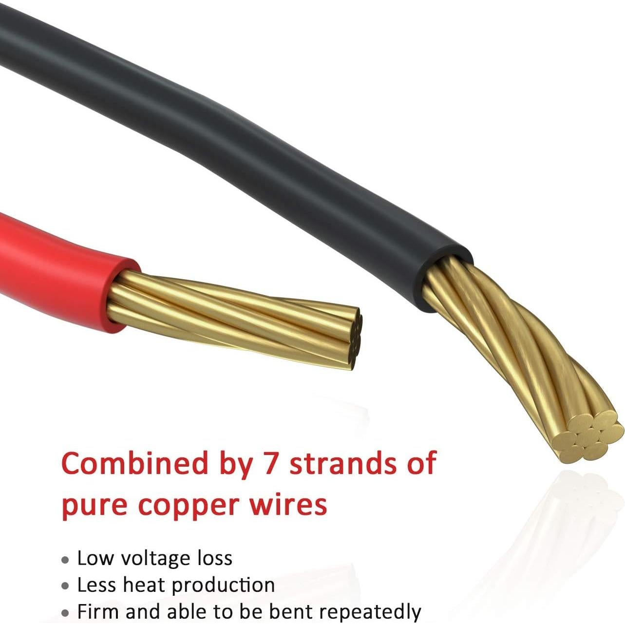 DiCUNO 100 Diodos LED Pre Cableados 12V 5MM 10 Colores 24cm