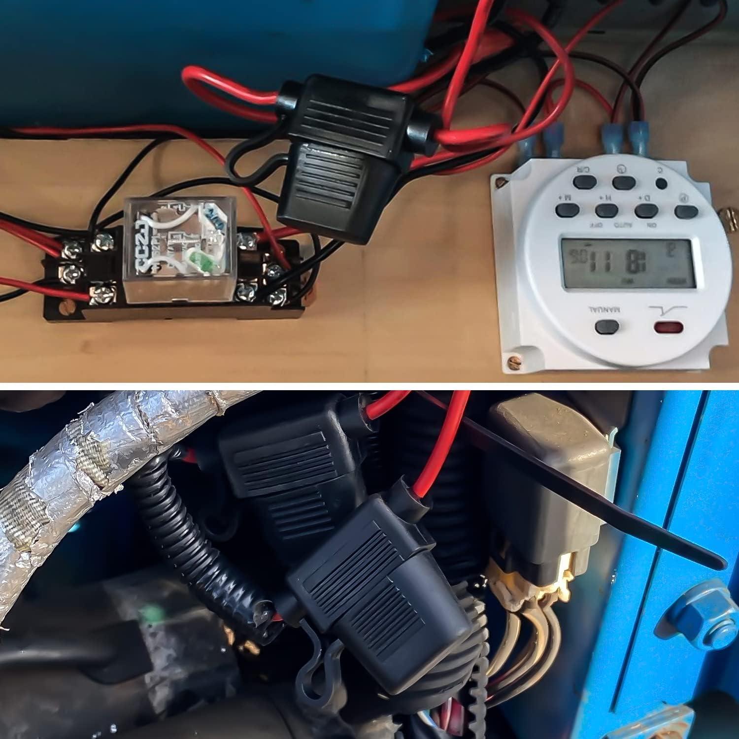 Nilight Soporte de Fusible Maxi 10AWG 2Pcs 30A 40A IP67