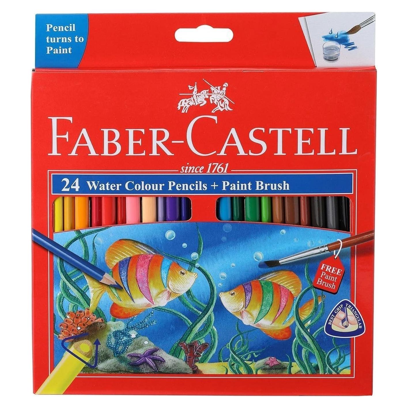 Lápices de Acuarela Faber-Castell 24 Colores Premium