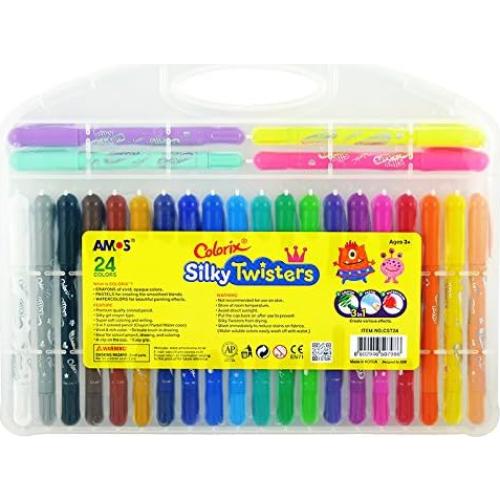 Crayones de Gel Colorix Twistables 24 Colores No Tóxicos