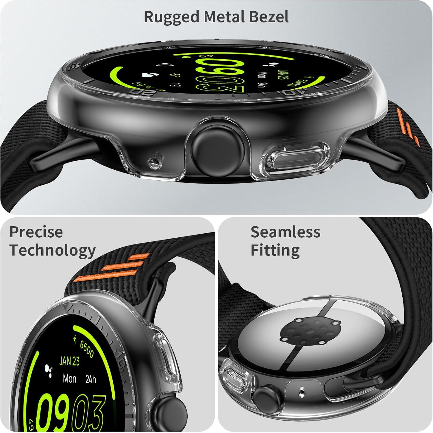 Funda Rugged AMANECER para Reloj Pixel 3 41MM - Negro