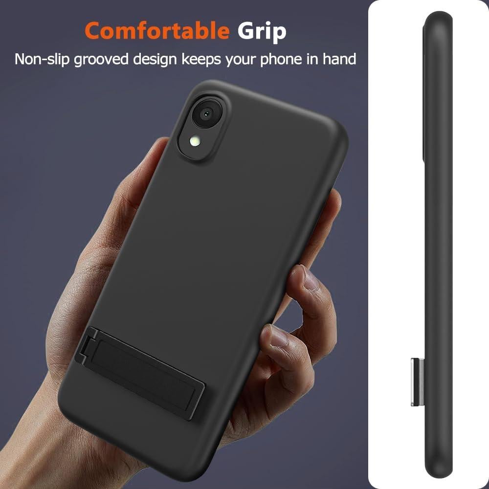 Funda con Protector de Pantalla para Alcatel 1 2021 - Negro