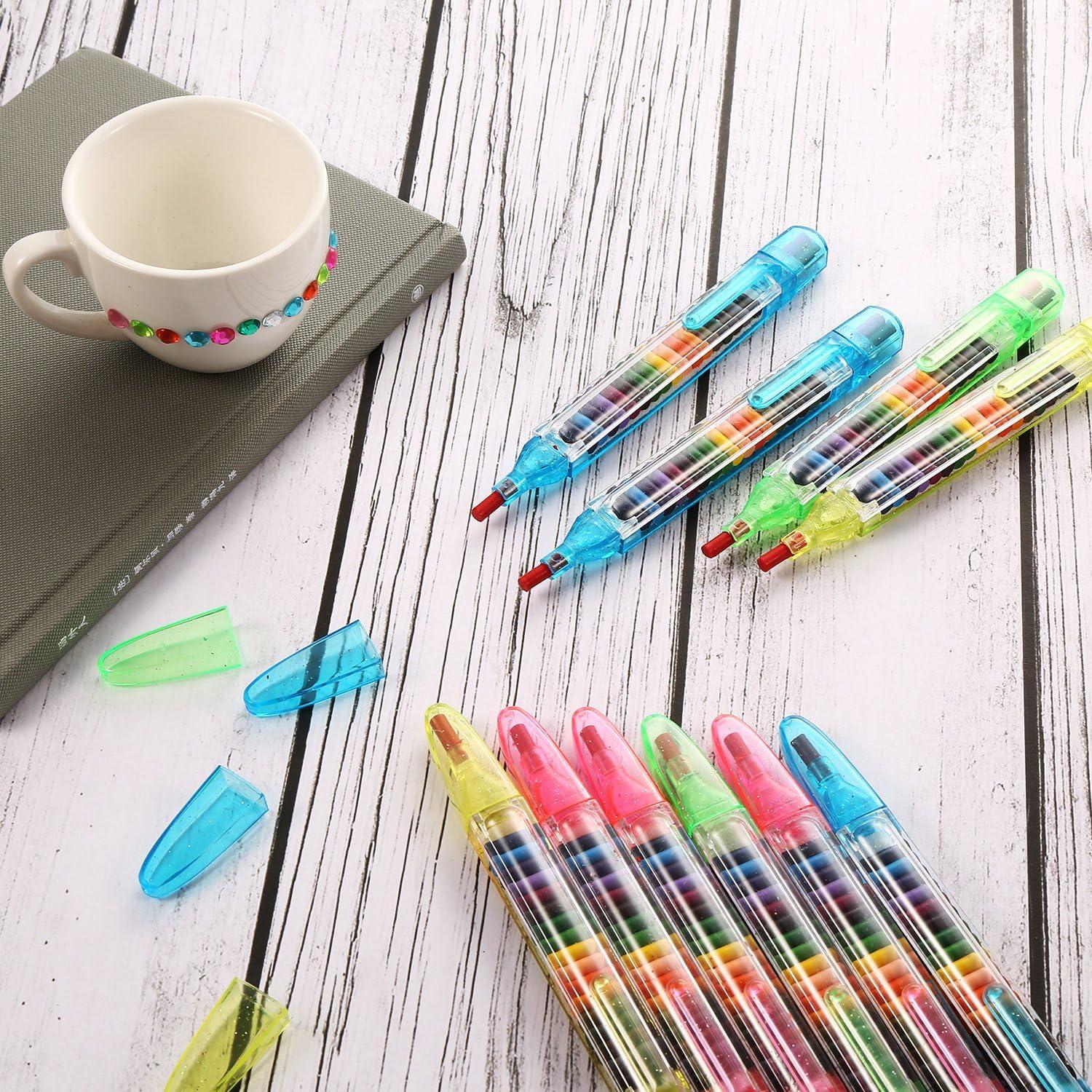 Crayones Apilables BBTO 20 Piezas Multicolores para Niños
