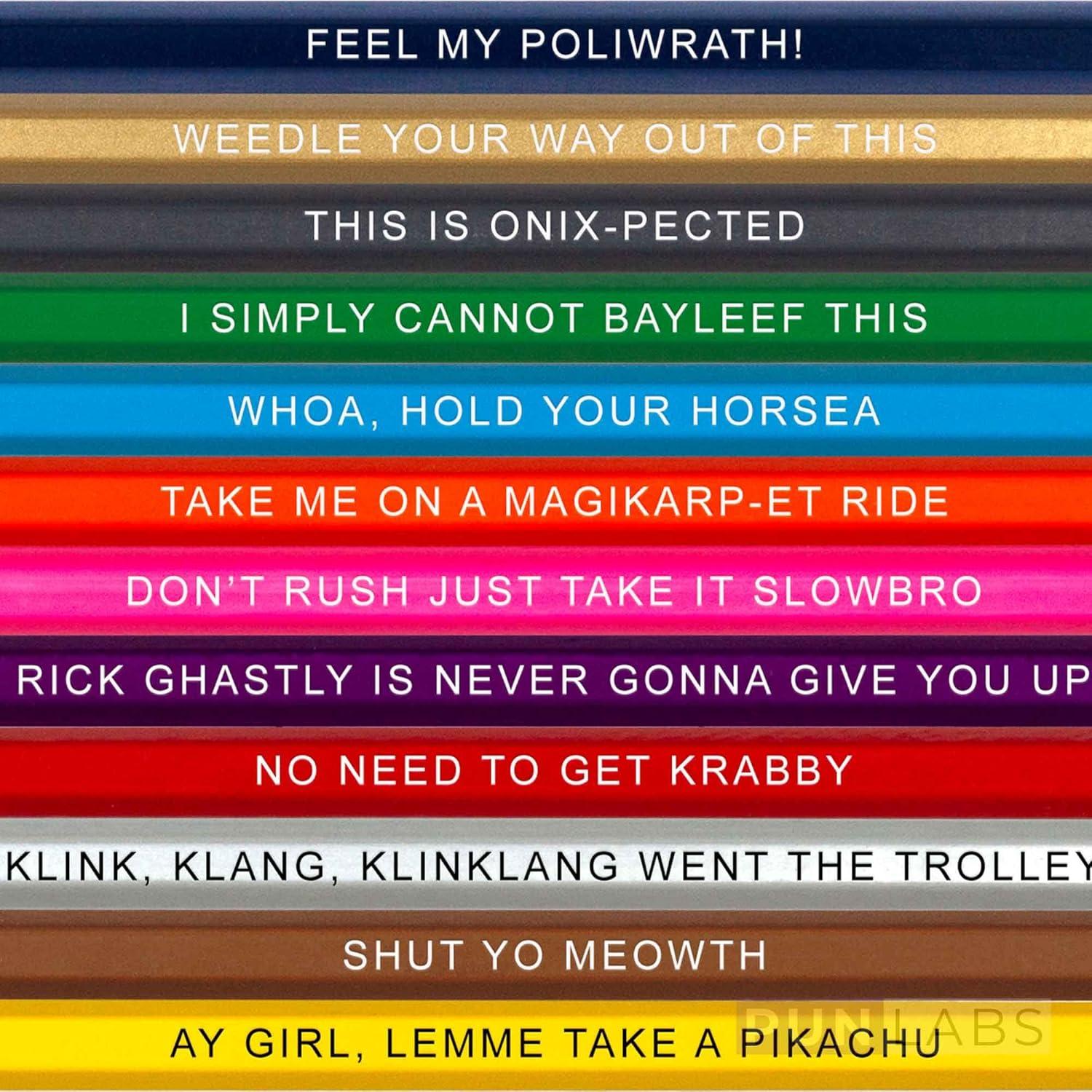 Conjunto de Lápices de Colores Gotta Color Them All - 12 Piezas