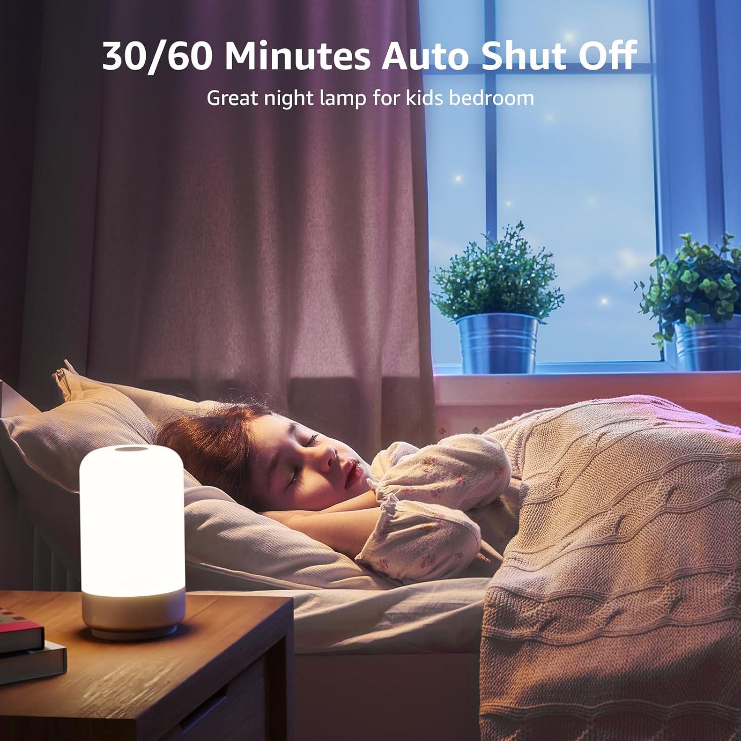 Lámpara de Mesa Lepro Táctil LED RGB y Blanca Ajustable 350lm