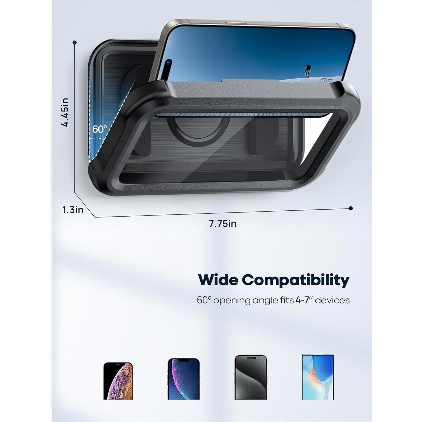 Soporte de Teléfono Impermeable Lamicall para Ducha 4-7"