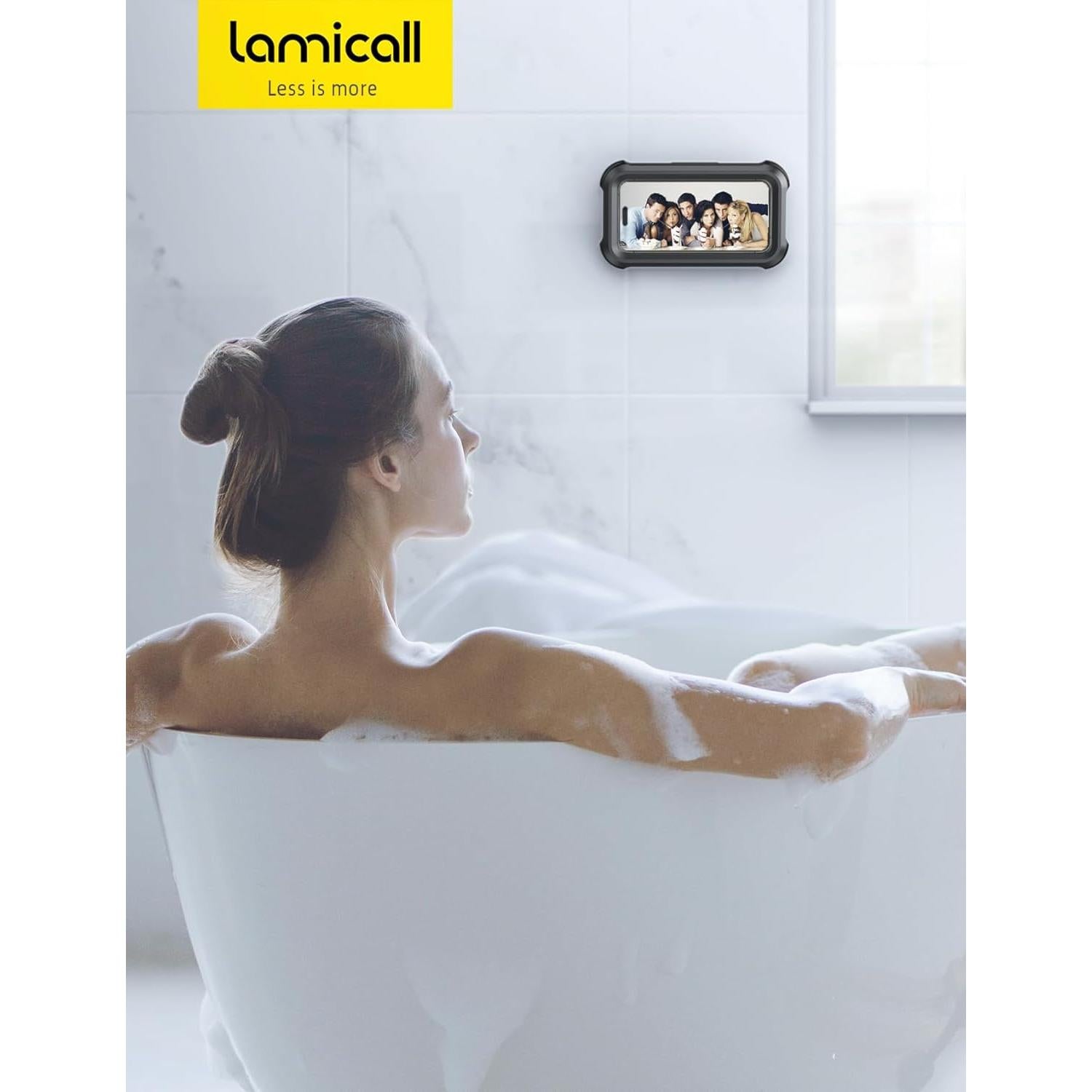 Soporte de Teléfono Impermeable Lamicall para Ducha 4-7"