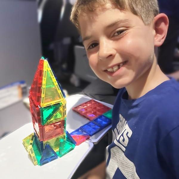 Set de Construcción Crayola Mini PIP-Tiles Magnéticos 42 Piezas