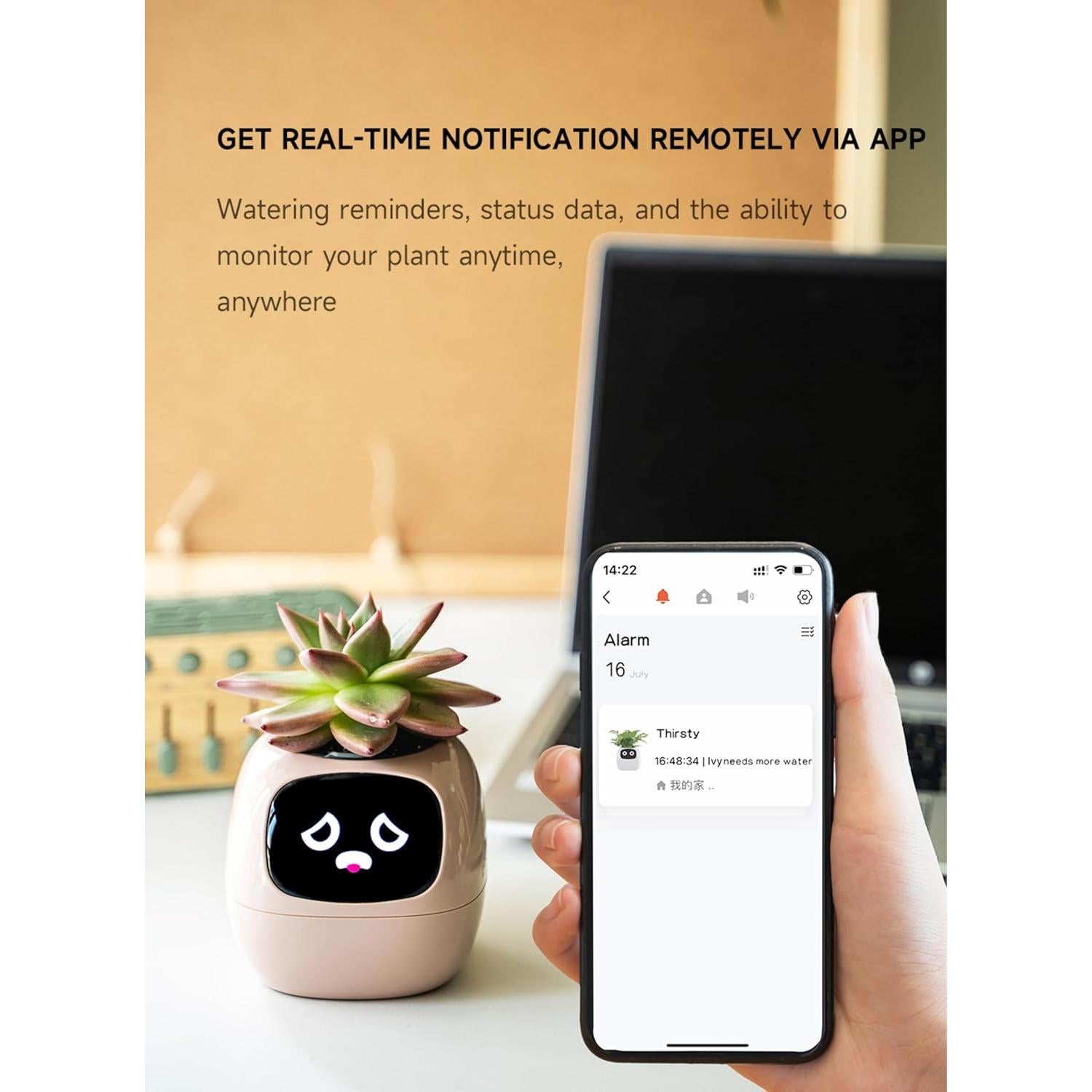 Maceta Inteligente Moltrion con Sensores y Control por Gestos
