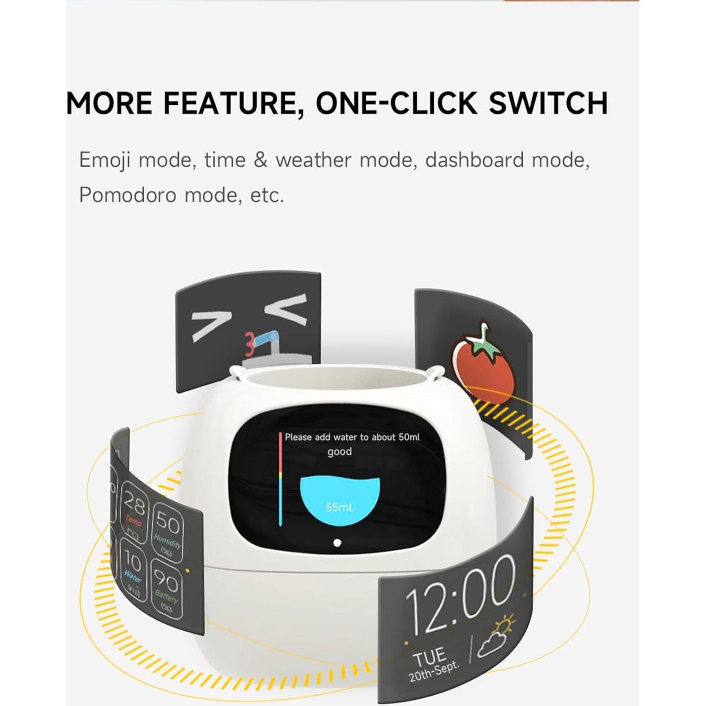Maceta Inteligente Moltrion con Control por Gestos y Sensores