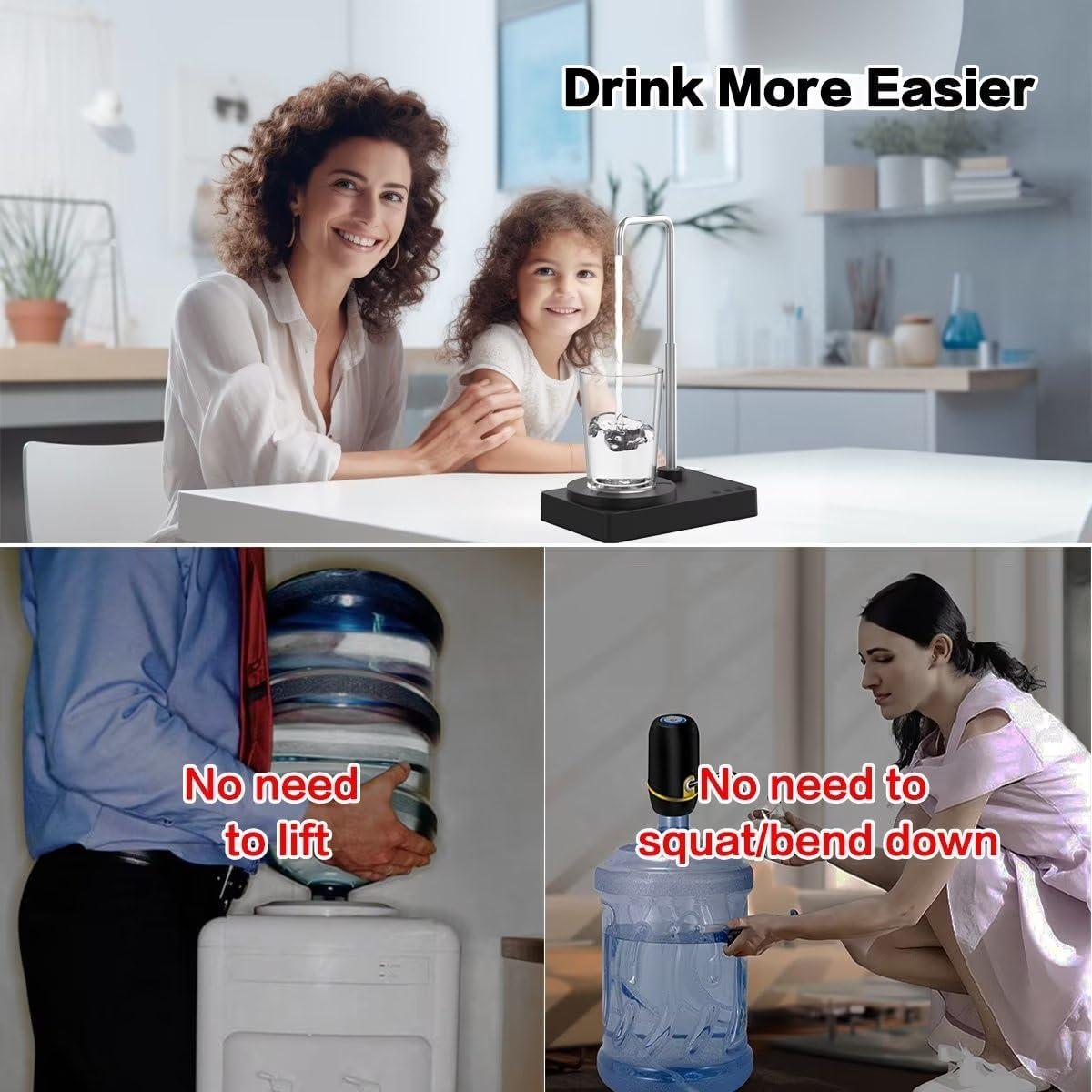 Dispensador de Agua de Escritorio BIFULLJOY 5 Galones Carga Inferior