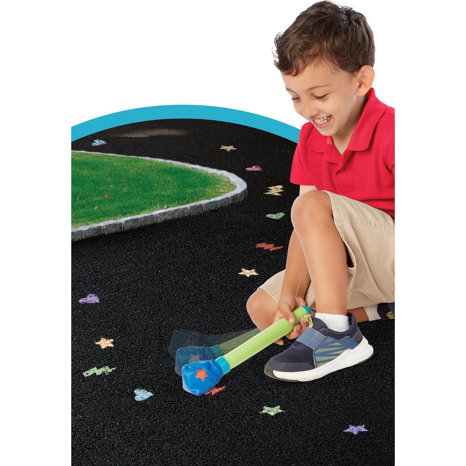 Stick de Sello Tiza Loca Genial - 4 Colores Vibrantes