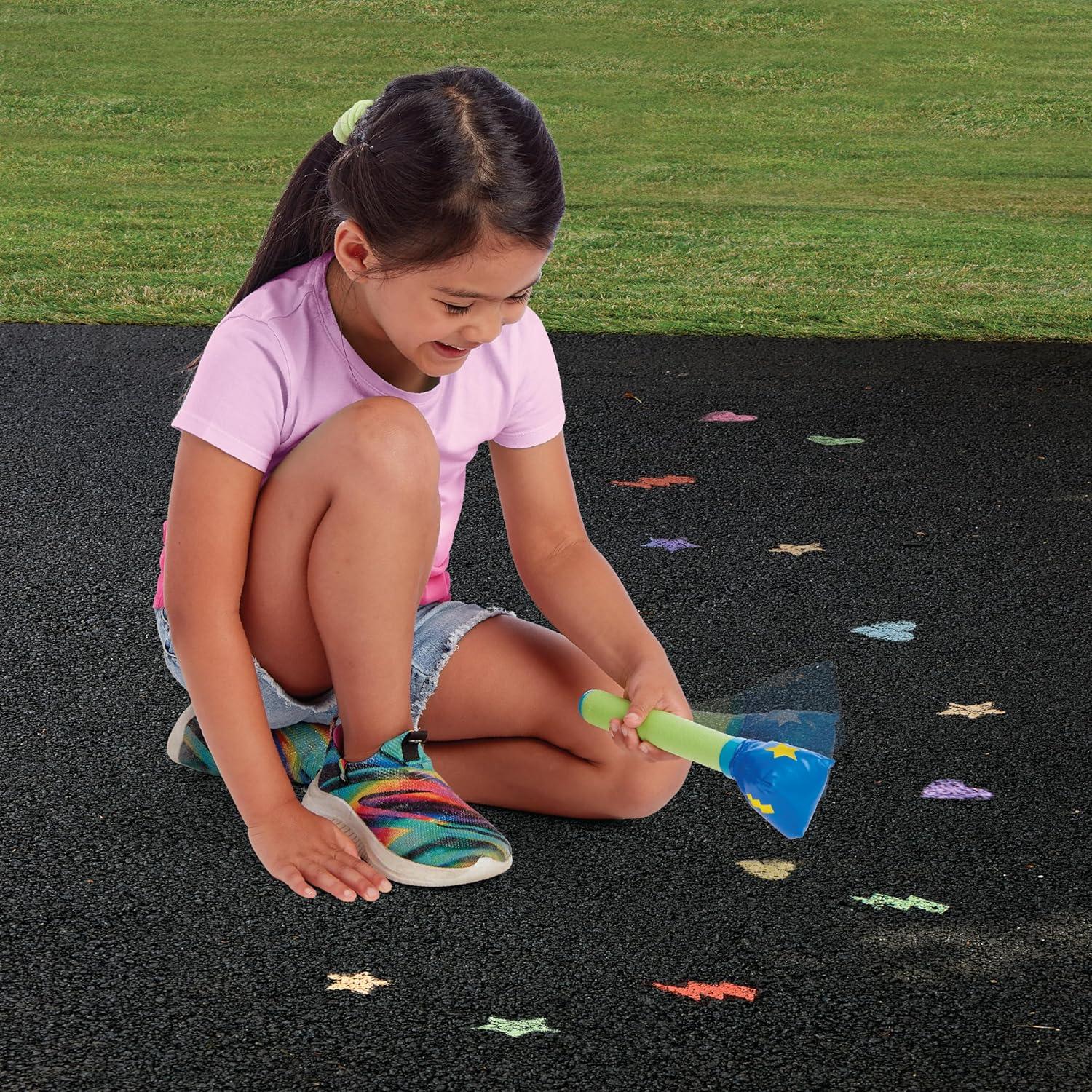 Stick de Sello Tiza Loca Genial - 4 Colores Vibrantes