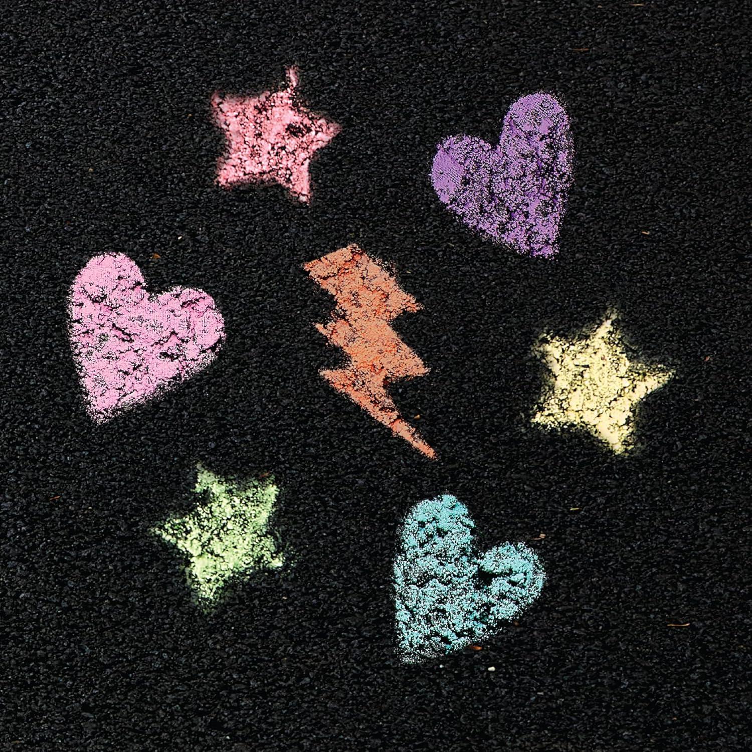 Stick de Sello Tiza Loca Genial - 4 Colores Vibrantes