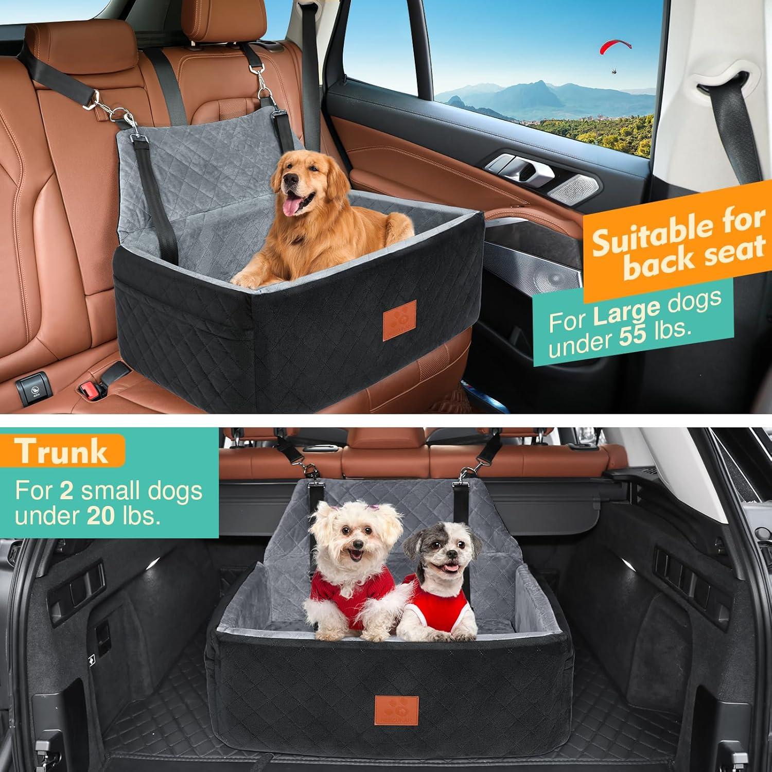 Asiento de Coche para Perros Grandes NEEZUKAR 75x50cm
